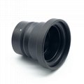 Custom Optical Cnc Surveillance Camera Anodized Aluminum Lens Parts 3