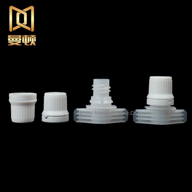 9.6mm plastic nozzle cover for jam and jelly stand - up bag packaging scrow cap