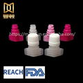 6mm plastic nozzle cap for shampoo shower gel package sample sack screw cap 4