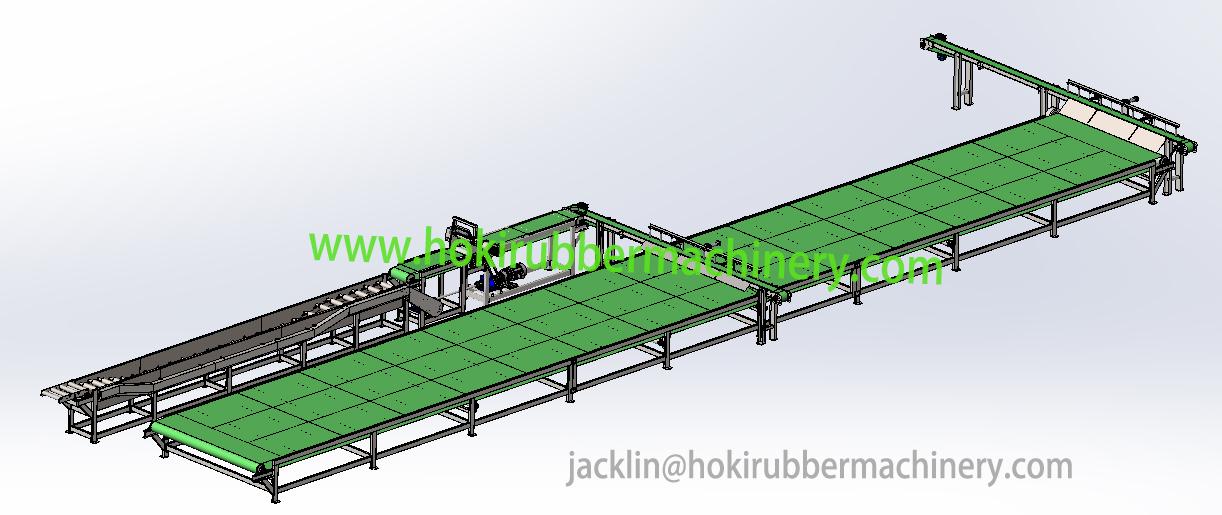 Bicycle Inner Tube Extruding and Cooling Line 4