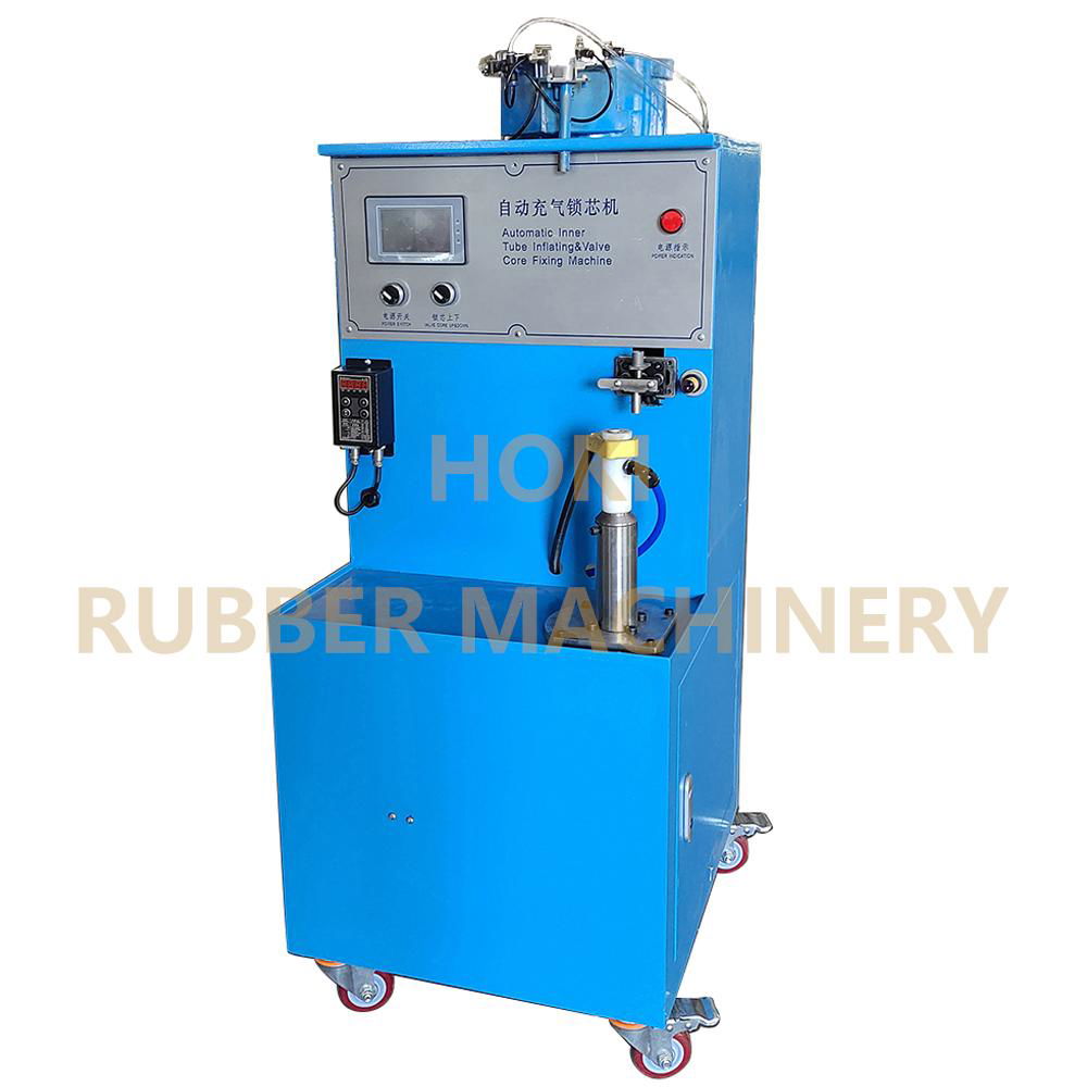 Inner Tube Rubber Inflation valve Core Fixing Machine