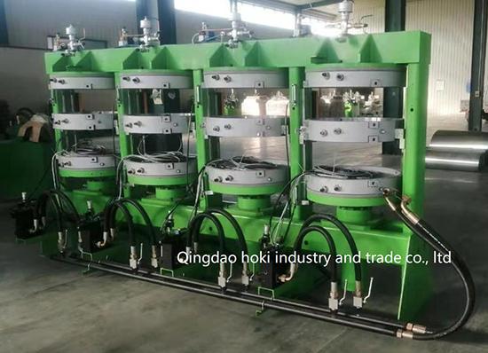 Double layer multi-tube vulcanizing press curing machine 4