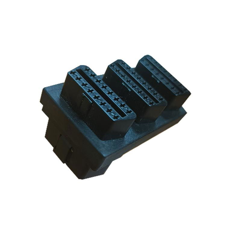 Automotive OBD2 male to OBDII 16P female OBD16 pin one male to three OBD female 2