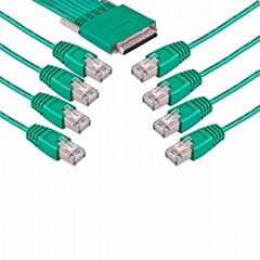 HD68P męskie do RJ45 8P 8 szt. Przewód połączeniowy nadaje się do przełącznika