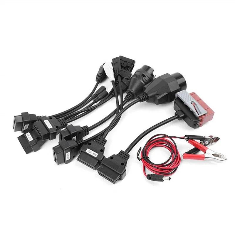 DS150E TCS 汽車電纜適用於各種診斷設備，DS150E TCS 8 合 1 汽車電纜一套