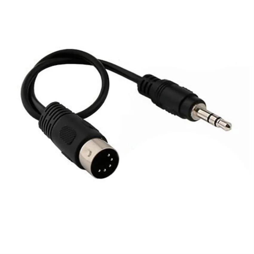3.5cm MIDI5芯公頭音頻適配器電纜DIN5公頭到DC3.5公頭連接電纜