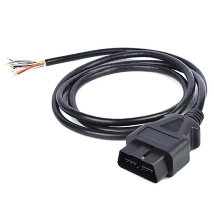 汽车OBD电缆通用公插头检测接口，16针电缆延长线 2