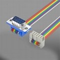Pure copper serial port 2.54mm terminal block cable for DB9 signal  4