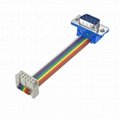 Pure copper serial port 2.54mm terminal block cable for DB9 signal  5