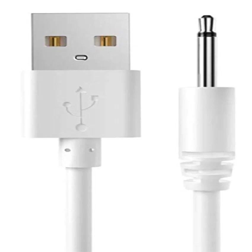 USB to DC2.0/2.5MM power cord for facial cleanser charging cable 3