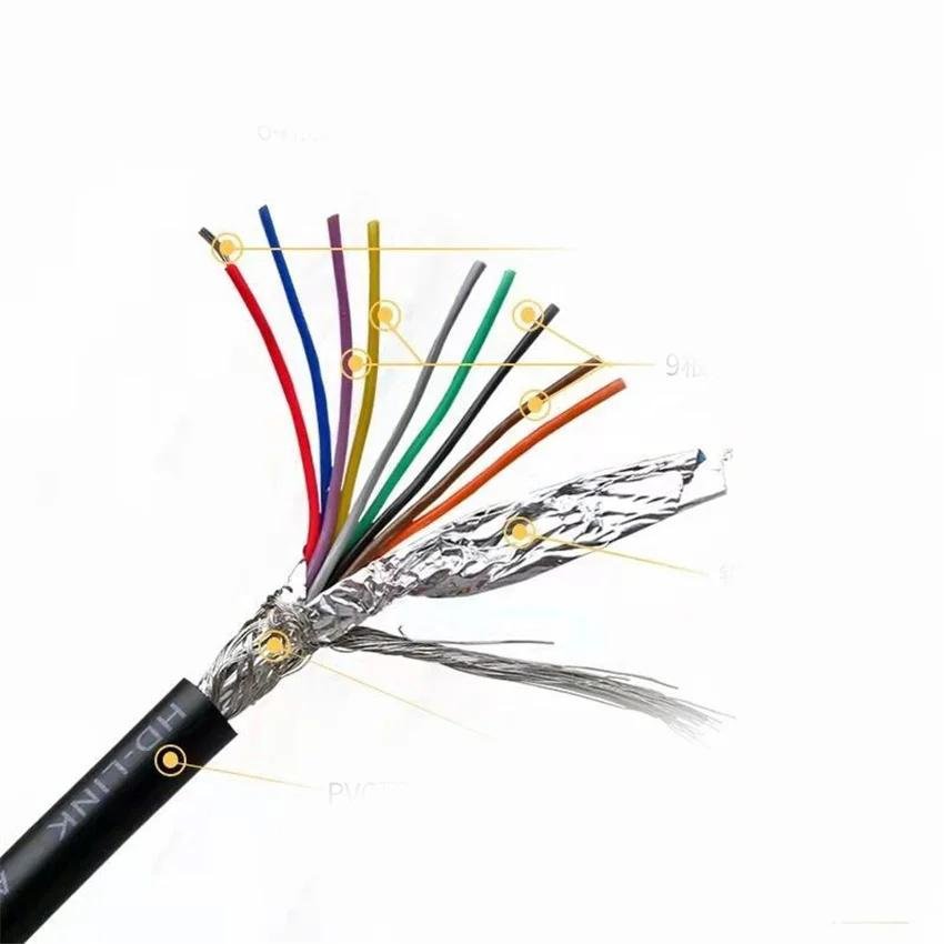 DB9 serial cable RS232 cable 485 data cable 9-pin male to female 4