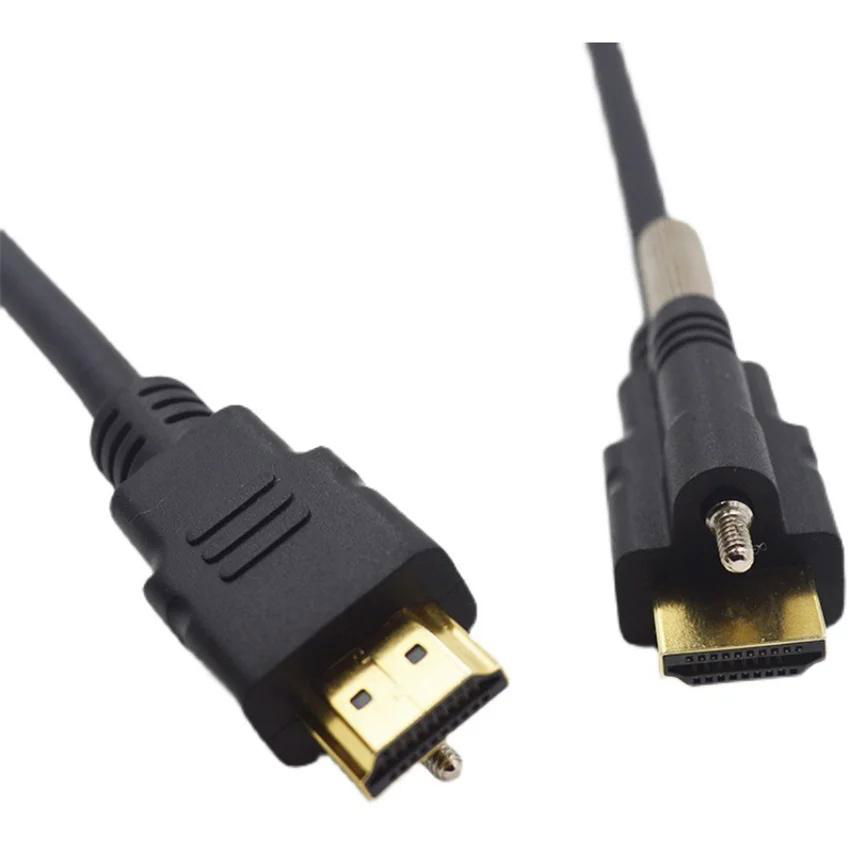 HDMI高清電纜與M3螺絲固定2.0機頂盒投影儀工程連接電纜 4