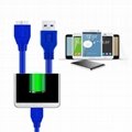 USB 3.0 data cable dual copy male head to Micro 3.0B expansion cable 2