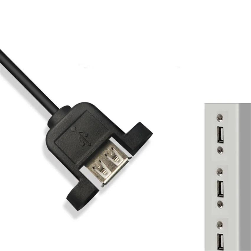 Czysta miedziana głowica USB żeńskie z mocowaniem otworu na śrubę 5