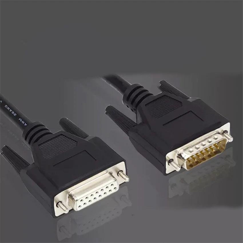 高品质全铜 DB15 连接器电缆至 DB15 母头控制电缆  5