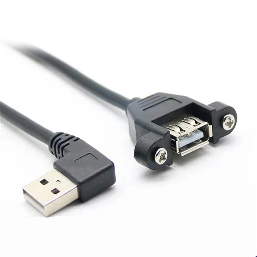 黑色全銅USB母頭到打印機方形端口公頭到母頭接線 4