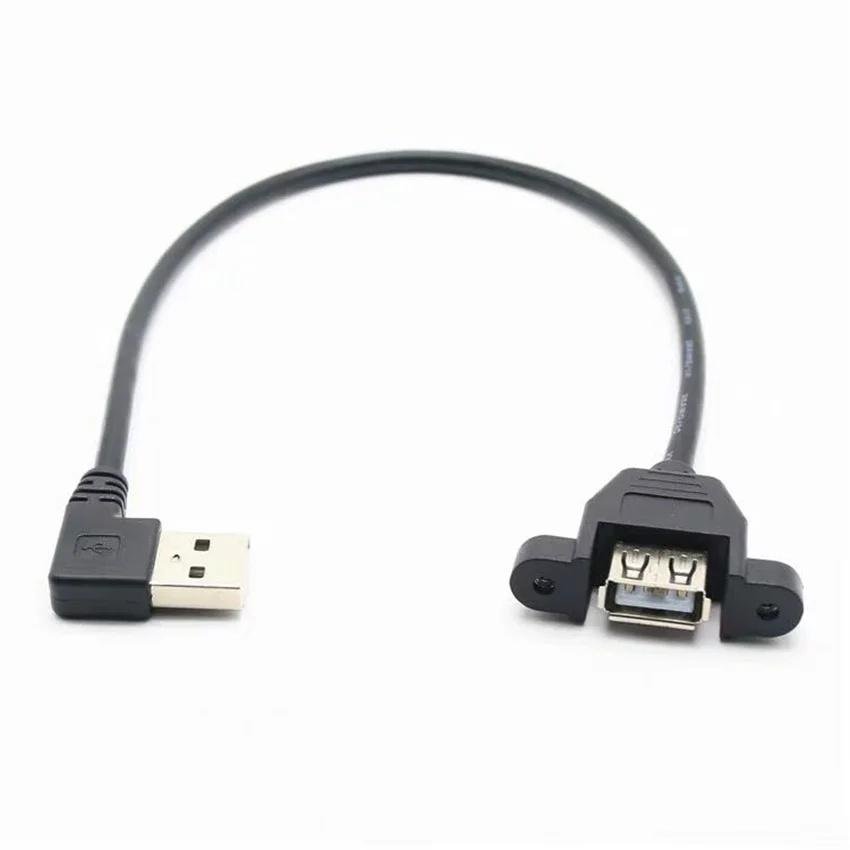 黑色全銅USB母頭到打印機方形端口公頭到母頭接線 5