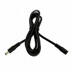 Pure copper black DC5521 extension cord power cord