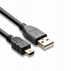 USB 2.0转Mini 5P工业相机USB线连接线数据传输线