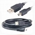 USB 2.0 Public Extended Data Programming Cable Download Mini USB Cable 4