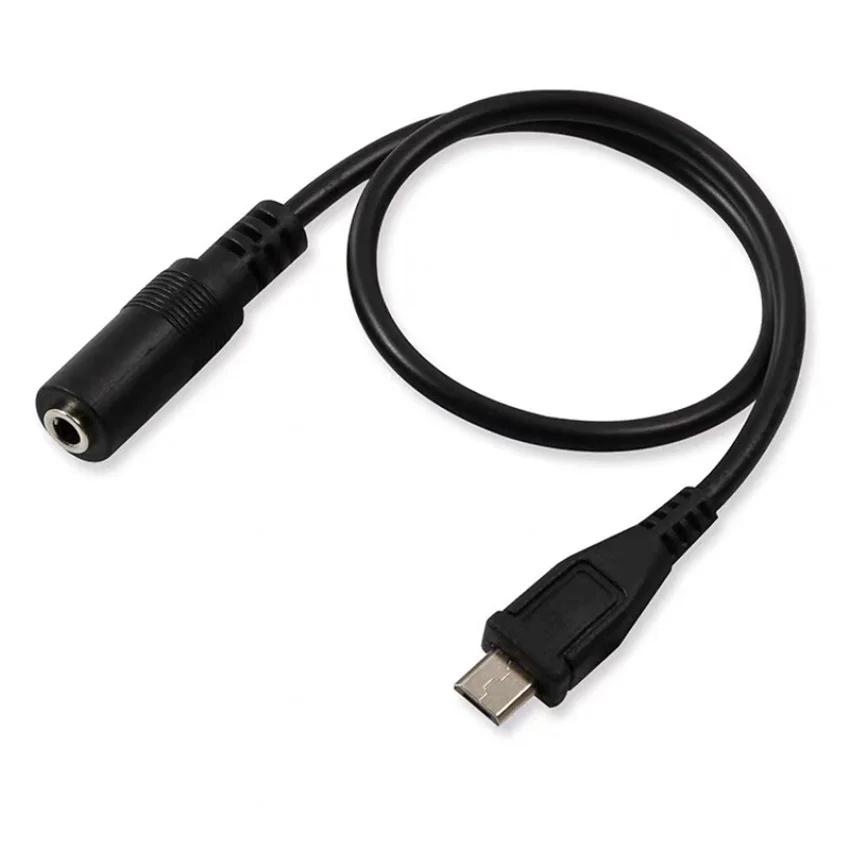  3-5 Cable Audio Adapter V8 Android to 3.5 Plug Phone Headphone Adapter Cable 2