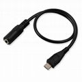  3-5 Cable Audio Adapter V8 Android to 3.5 Plug Phone Headphone Adapter Cable 3