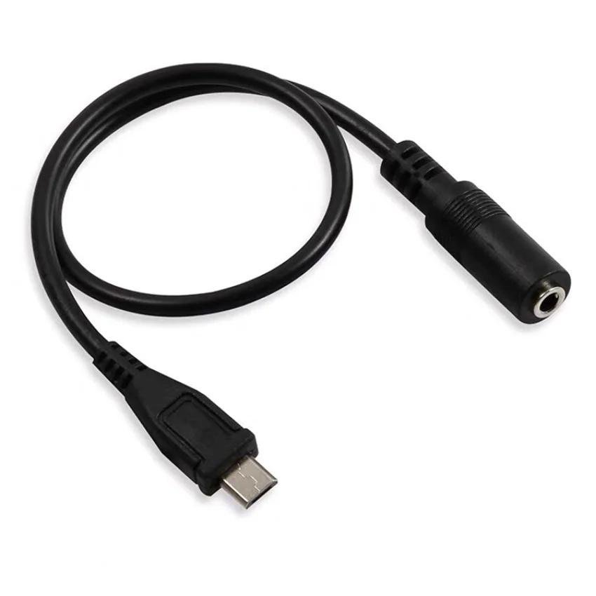  3-5 Cable Audio Adapter V8 Android to 3.5 Plug Phone Headphone Adapter Cable 3