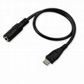  3-5 Cable Audio Adapter V8 Android to 3.5 Plug Phone Headphone Adapter Cable 1