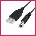USB電源線、USB轉DC5.5*2.1充電線、臺燈、風扇路由器、圓孔USB充電線 3
