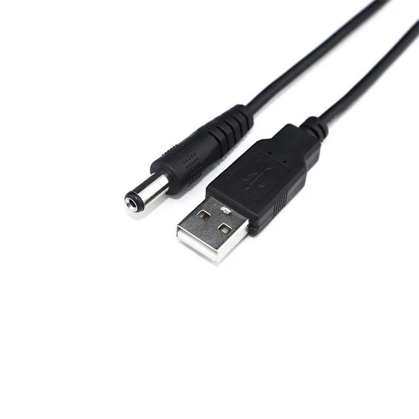 Przewód zasilający USB, kabel ładujący USB do dc5.5 * 2.1, lampa biurkowa 5