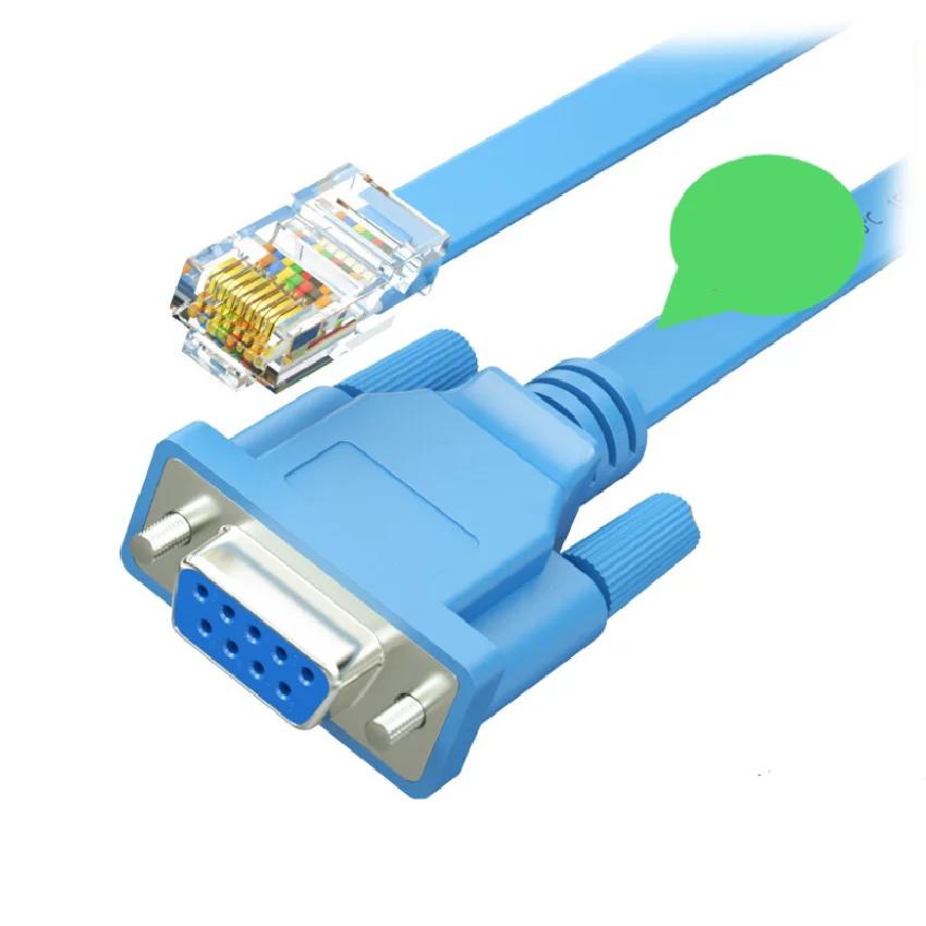 RJ45转RS232路由器线水晶头串口线db9转网口信号线 3