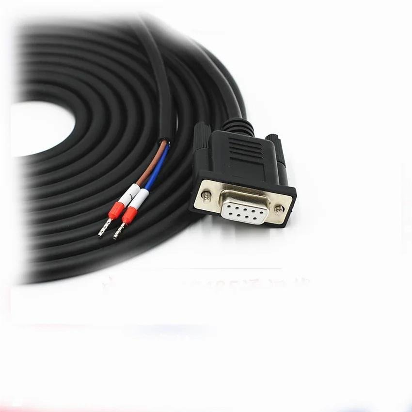  Communication Cable DB9 Female 2 Core with COM Cable Serial Port 