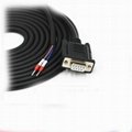 触摸屏RS485通信电缆DB9母2芯带COM电缆串行端口