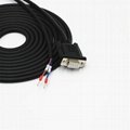  Communication Cable DB9 Female 2 Core with COM Cable Serial Port  2