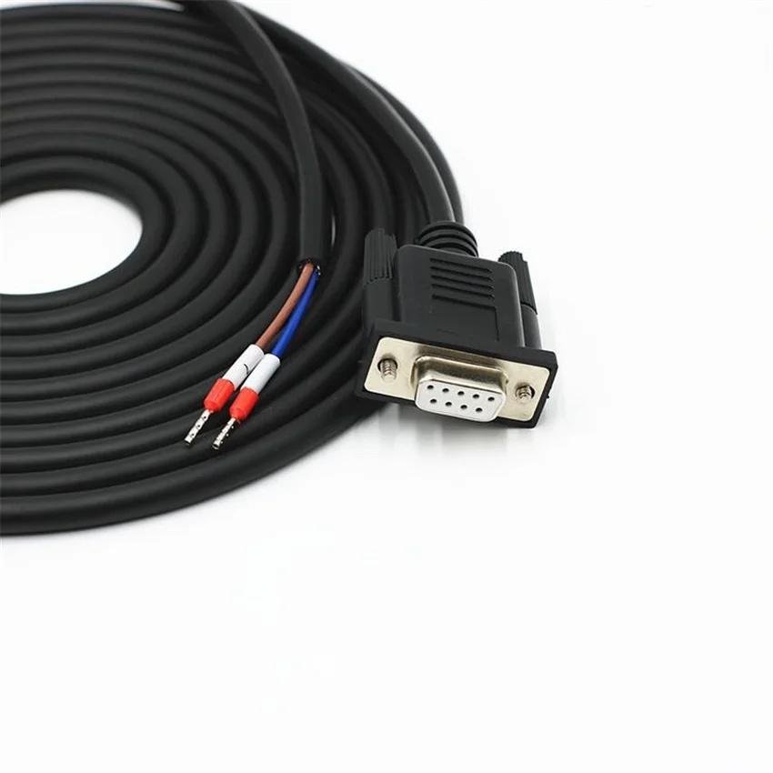 触摸屏RS485通信电缆DB9母2芯带COM电缆串行端口 3
