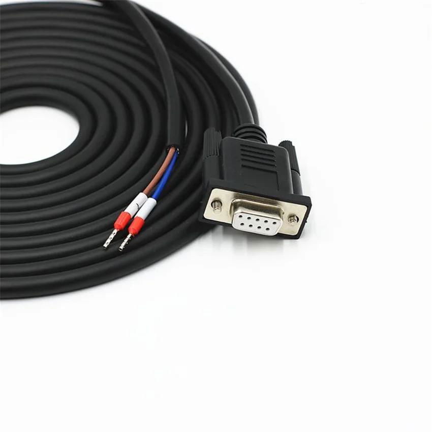  Communication Cable DB9 Female 2 Core with COM Cable Serial Port  3