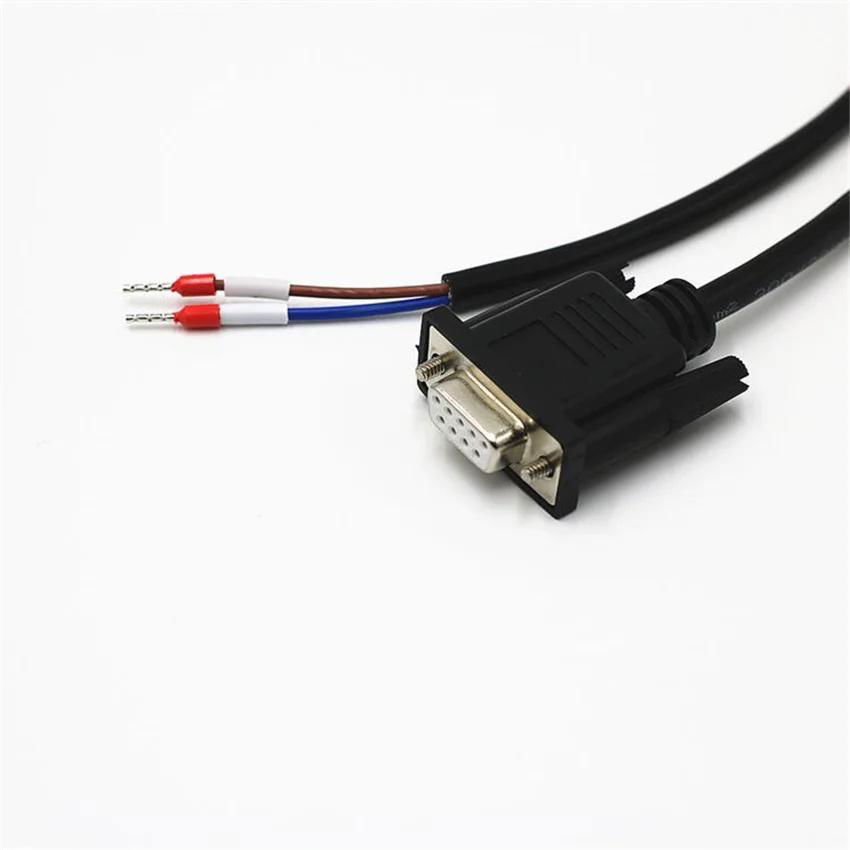 触摸屏RS485通信电缆DB9母2芯带COM电缆串行端口 5
