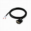 RS485通讯电缆串口DB9针公端连接电缆 1