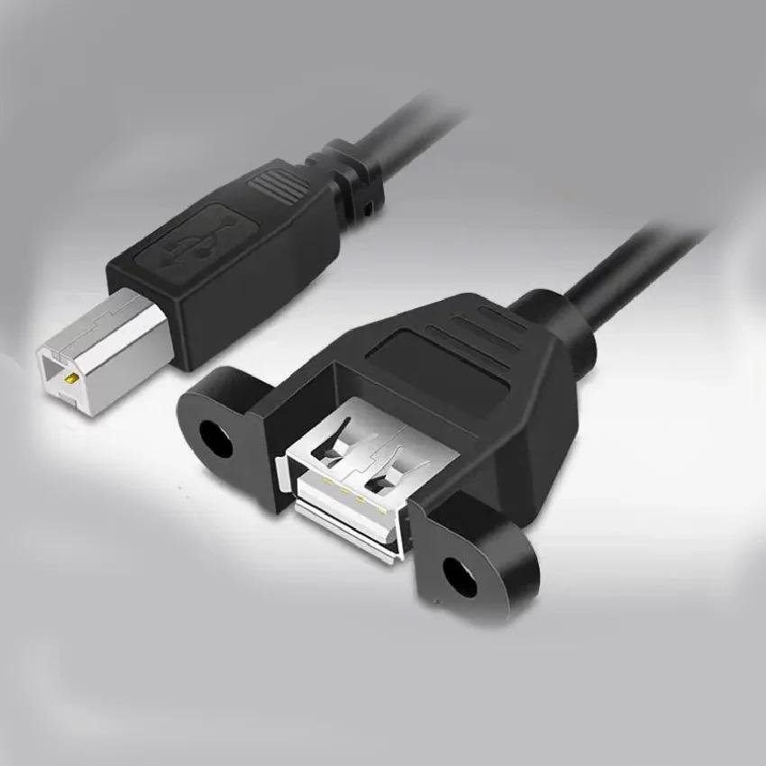 USB Female to Cables with Square Printer Port with Fixed Ear Printer  4