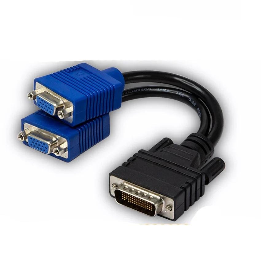 Pin podwójny kabel do adapter do kart graficznego DMS vga, podwójny vga 4