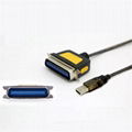 USB 打印電纜 USB 轉並口打印電纜 1284 36 針舊打印機數據線 2