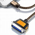 USB 打印電纜 USB 轉並口打印電纜 1284 36 針舊打印機數據線 6