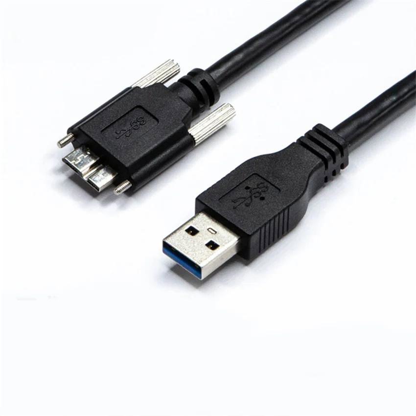 USB3.0A Revolution Micro-B data cable with screws to secure the hard drive