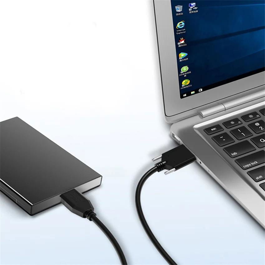 USB3.0A Revolution Micro-B data cable with screws to secure the hard drive 2