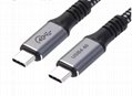 USB4全功能型cz數據線雙頭閃電4三三pd100w高速高清視頻線40Gbps 1
