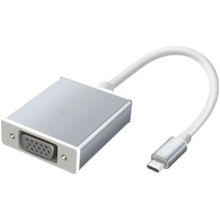 Typec to vga converter is suitable for TV monitors, projectors, and videos 4