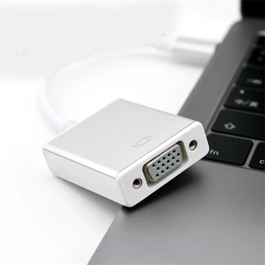 Typec to vga converter is suitable for TV monitors, projectors, and videos 2