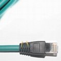 M12 to RJ45 Ethernet cable, 4-core, 8-core ADX encoding sensing cable 7