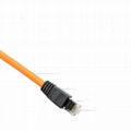 M12 to RJ45 Ethernet cable, 10MW high flexible drag chain, 4-core, 8-core