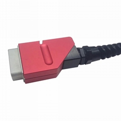 16 pin automotive diagnostic connector D